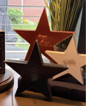 Americana Star Shaped Block