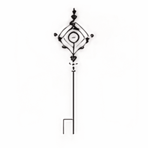 Ornate skeleton key design