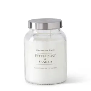 24 oz Peppermint & Vanilla Crosstree Lane Candle