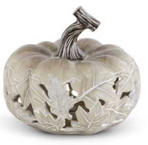 LED Maple Leaf Squatty Pumpkin