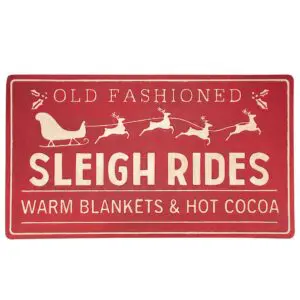 Old Fashion Sleigh Ride Sign