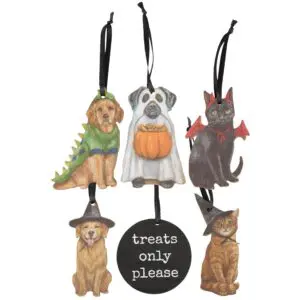 Mini Halloween Pet Ornament Set