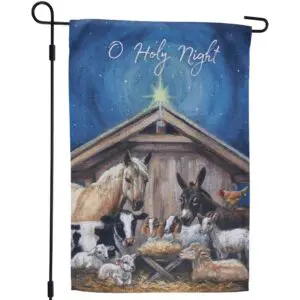 O Holy Night Garden Flag