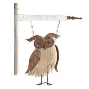 13.25" Rusty Metal Owl Arrow Replacement
