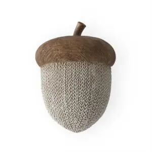 3.5 Woven and Woodgrain Acorn