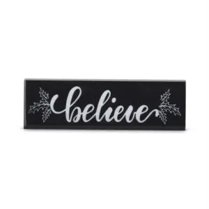 White Christmas Message - Believe