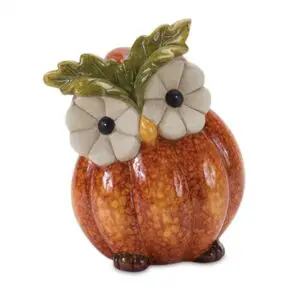 7" Pumpkin Owl