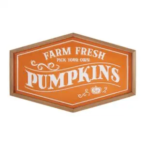 Farm Fresh Pumpkin Sign