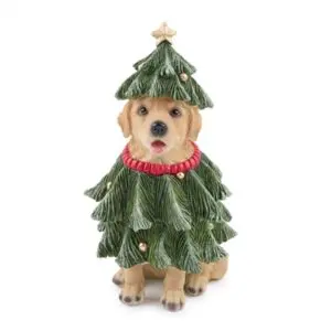 Holiday Dog in Tree Costume