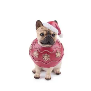 Holiday Dog in Ornament Costume