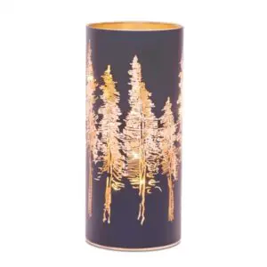 Black and Gold Tree Luminary