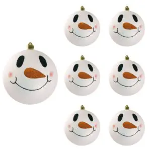 Snowball Glitter Ornaments