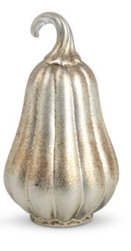 Matte Gold Speckled Gourd
