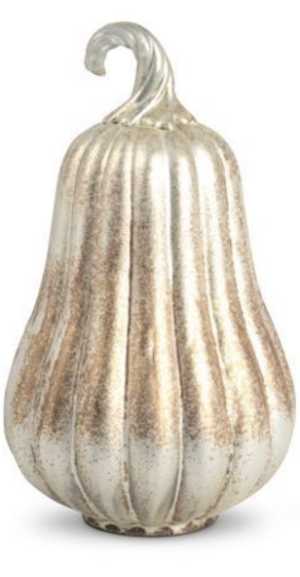 Matte Gold Speckled Gourd