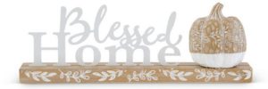 Blessed Home Inspirational Harvest Cutout Signs