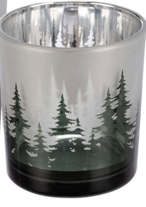Medium Winter Trees Candle Holder