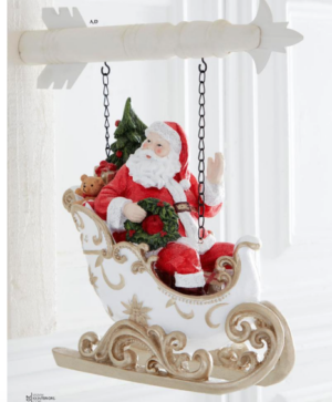 Santa in Sleigh Arrow Replacement