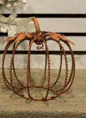 Small Twisted Metal Pumpkin