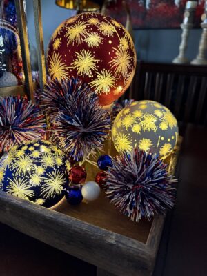 Firework Glass Luminaries