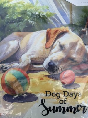 Dog Days of Summer Garden Flag