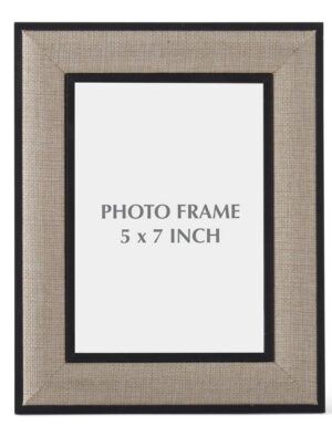 5x7 Black Linen Frame