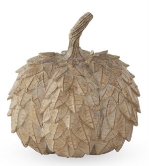 Brown Resin Leaf Pumpkins
