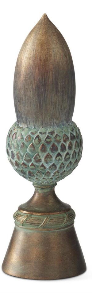 Patina Copper Acorn Finial