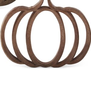 Medium Wood Cutout Pumpkin