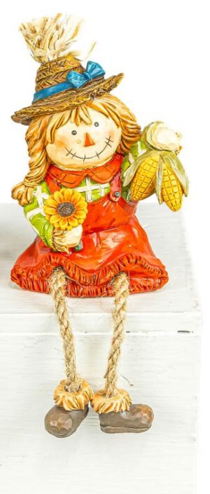 Dangle Leg Scarecrow - Girl