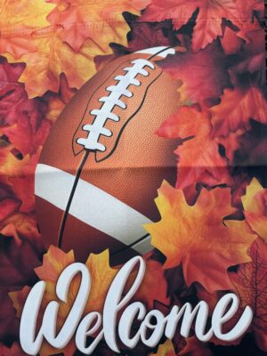 Fall Football Garden Flag