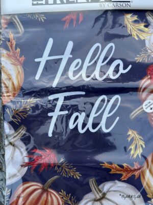Pumpkin Frame Garden Flag